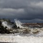 <p align=left> Côté mer, à Val-Comeau, Nouveau-Brunswick.